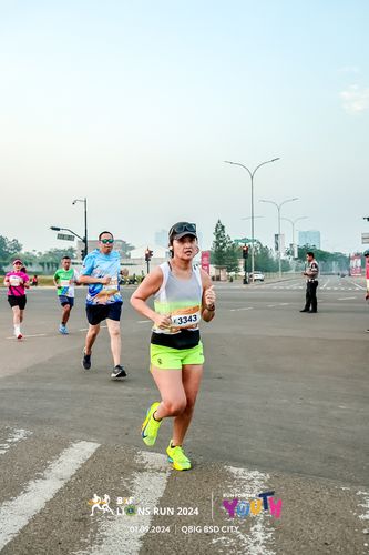 Race photo from BAF LIONS RUN 2024