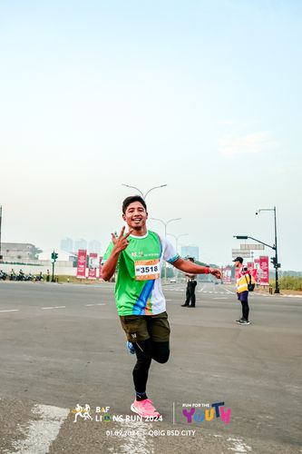 Race photo from BAF LIONS RUN 2024