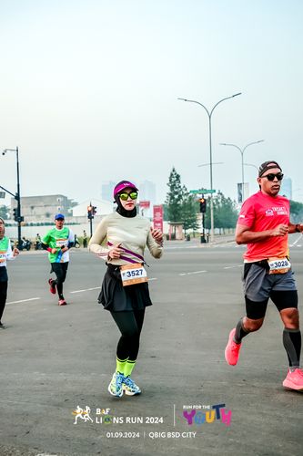 Race photo from BAF LIONS RUN 2024