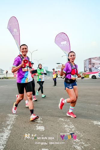 Race photo from BAF LIONS RUN 2024