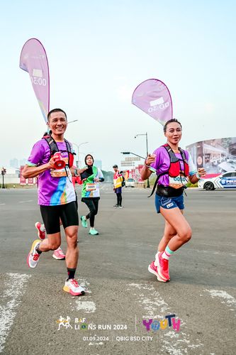 Race photo from BAF LIONS RUN 2024