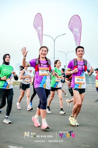 Race photo from BAF LIONS RUN 2024