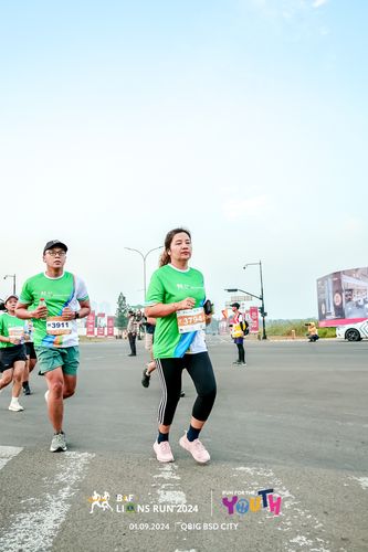 Race photo from BAF LIONS RUN 2024