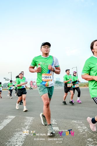 Race photo from BAF LIONS RUN 2024