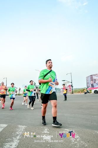 Race photo from BAF LIONS RUN 2024