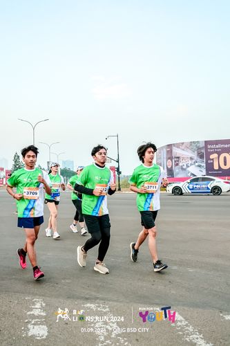Race photo from BAF LIONS RUN 2024