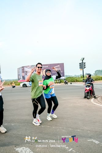 Race photo from BAF LIONS RUN 2024