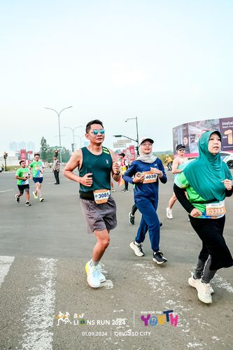 Race photo from BAF LIONS RUN 2024