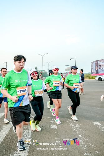 Race photo from BAF LIONS RUN 2024