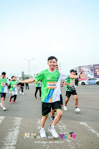 Race photo from BAF LIONS RUN 2024