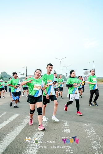 Race photo from BAF LIONS RUN 2024