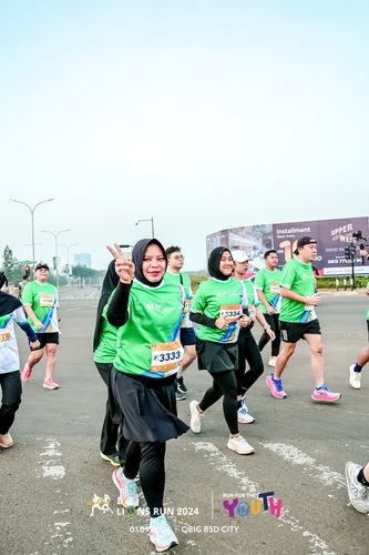 Race photo from BAF LIONS RUN 2024