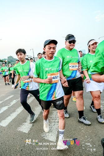 Race photo from BAF LIONS RUN 2024
