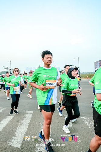 Race photo from BAF LIONS RUN 2024