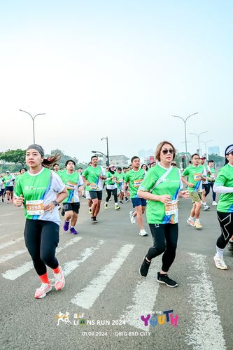 Race photo from BAF LIONS RUN 2024