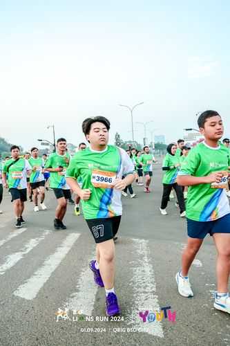 Race photo from BAF LIONS RUN 2024