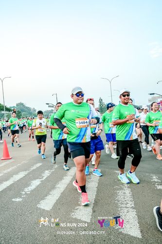 Race photo from BAF LIONS RUN 2024