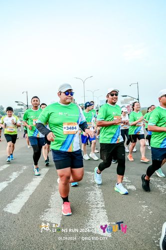 Race photo from BAF LIONS RUN 2024
