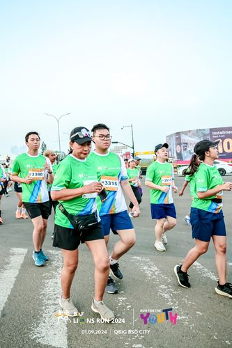 Race photo from BAF LIONS RUN 2024
