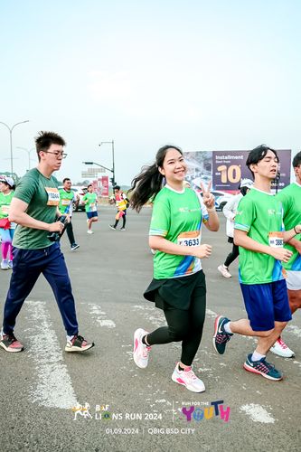 Race photo from BAF LIONS RUN 2024