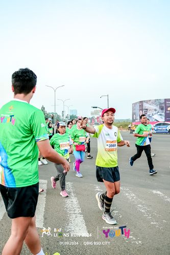 Race photo from BAF LIONS RUN 2024