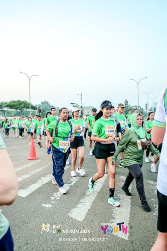 Race photo from BAF LIONS RUN 2024