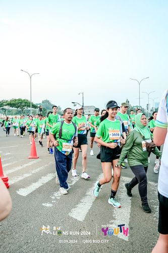 Race photo from BAF LIONS RUN 2024