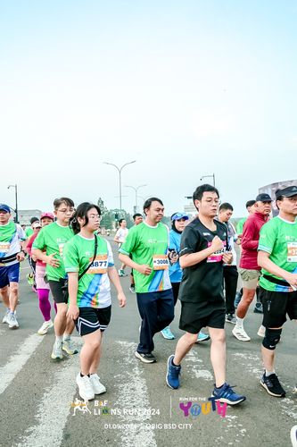 Race photo from BAF LIONS RUN 2024