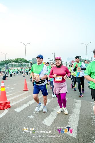 Race photo from BAF LIONS RUN 2024