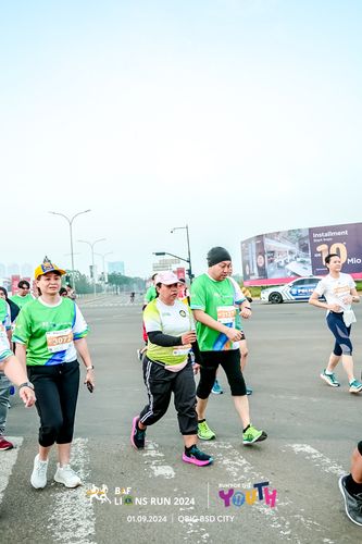 Race photo from BAF LIONS RUN 2024