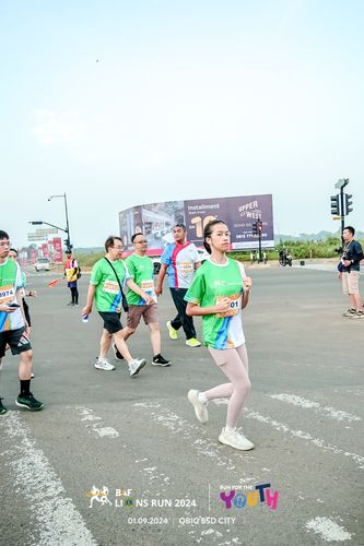 Race photo from BAF LIONS RUN 2024