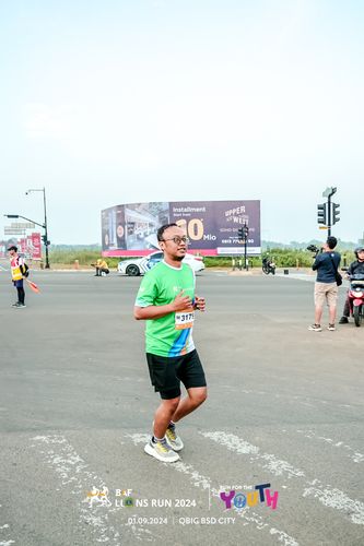 Race photo from BAF LIONS RUN 2024