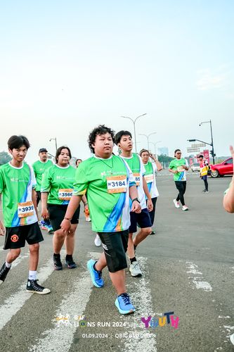 Race photo from BAF LIONS RUN 2024