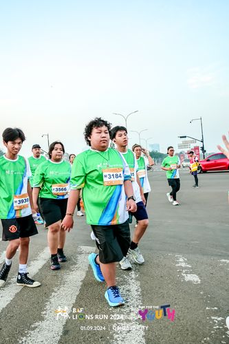 Race photo from BAF LIONS RUN 2024