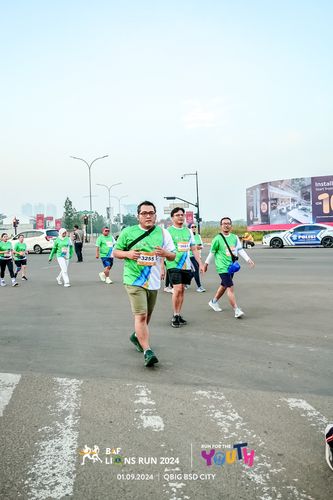 Race photo from BAF LIONS RUN 2024