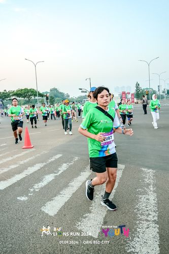 Race photo from BAF LIONS RUN 2024