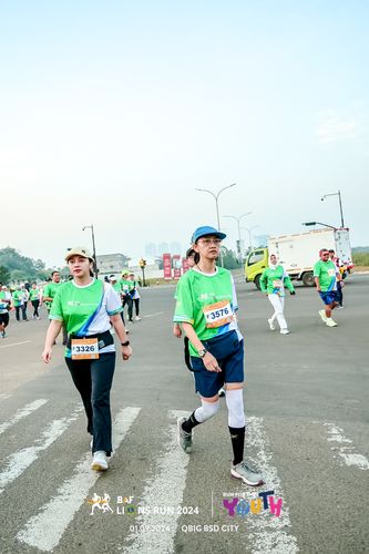 Race photo from BAF LIONS RUN 2024