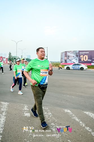 Race photo from BAF LIONS RUN 2024