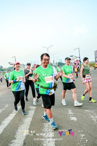 Race photo from BAF LIONS RUN 2024