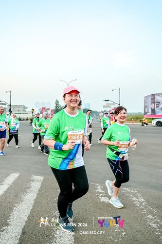 Race photo from BAF LIONS RUN 2024