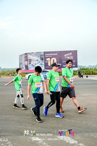 Race photo from BAF LIONS RUN 2024