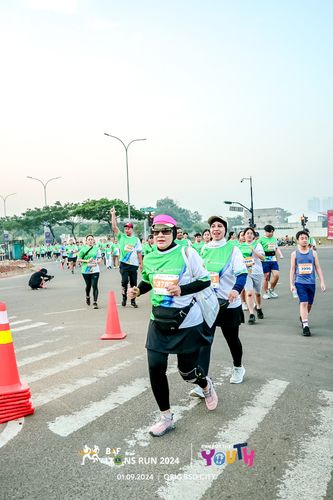 Race photo from BAF LIONS RUN 2024