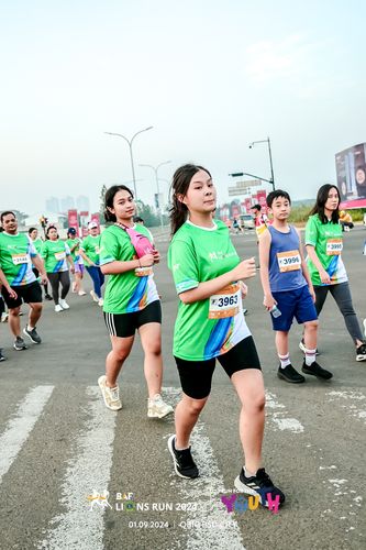 Race photo from BAF LIONS RUN 2024