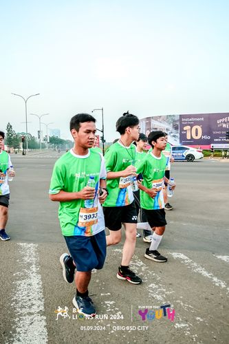 Race photo from BAF LIONS RUN 2024