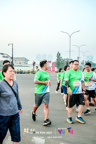 Race photo from BAF LIONS RUN 2024
