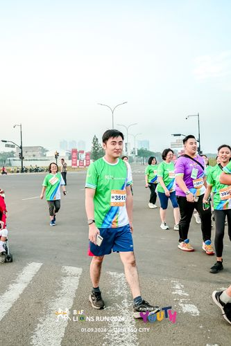 Race photo from BAF LIONS RUN 2024
