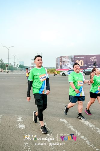Race photo from BAF LIONS RUN 2024