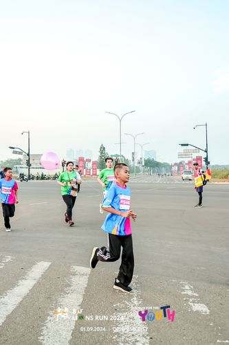 Race photo from BAF LIONS RUN 2024