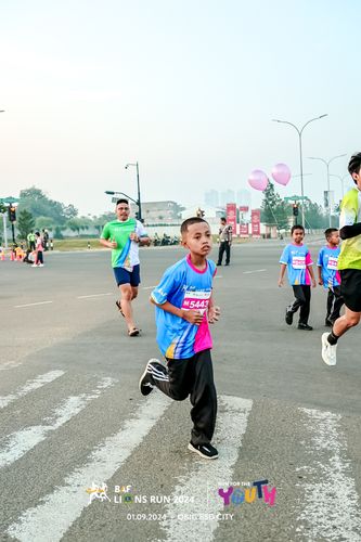 Race photo from BAF LIONS RUN 2024