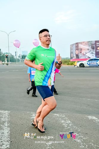 Race photo from BAF LIONS RUN 2024
